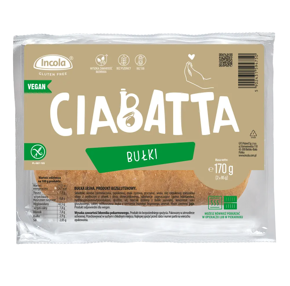 Ciabatta Χωρίς Γλουτένη - Incola