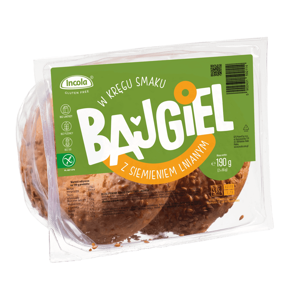 Bagel Με Λιναρόσπορο Χωρίς Γλουτένη - Incola