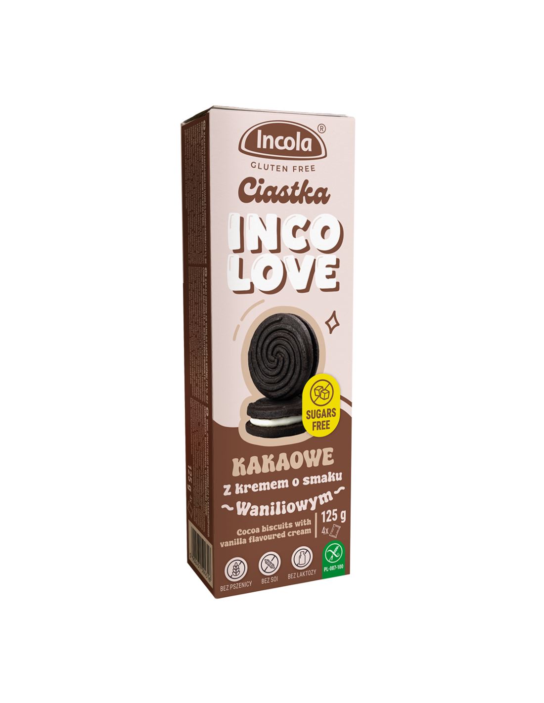 Μπισκότα Oreo Χωρίς Ζάχαρη & Γλουτένη - Incola